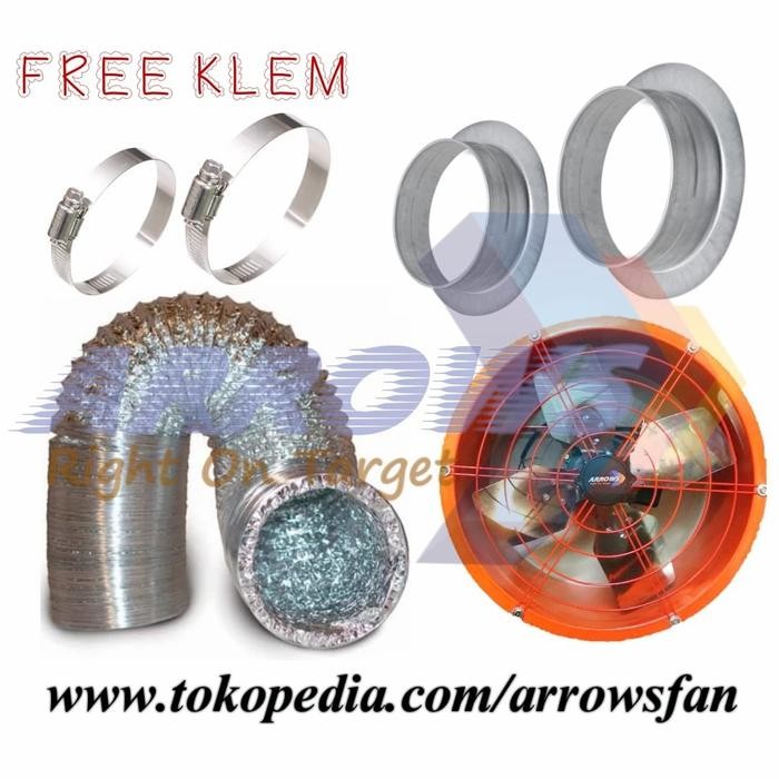 Terbagus Blower Dapur Blower Hood Blower Kitchen Booster Fan 14 Inch Paket