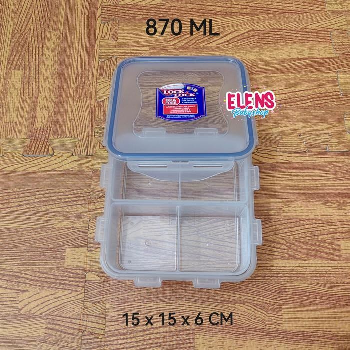 LOCK N LOCK FOOD CONTAINER WITH DIVIDER / SEKAT KODE 316