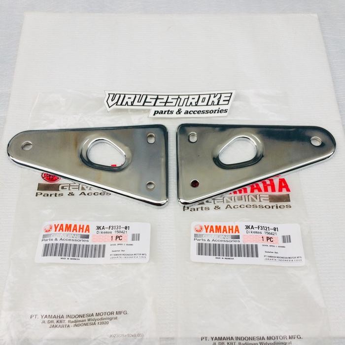 Bracket Breket Dudukan Lampu Depan Bulat Set RX King New Peredam Ori