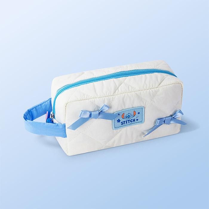 

Ataru Tempat Pensil Stitch 241W2 - Putih/Biru Pouch Pensil Pulpen Pencil Case Tempat Alat Tulis