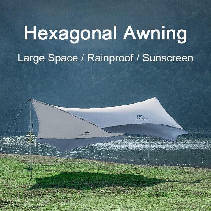 FLYSHEET HEXAGON NATUREHIKE NH16T013-S TENDA SHELTER CAM OUTDOOR