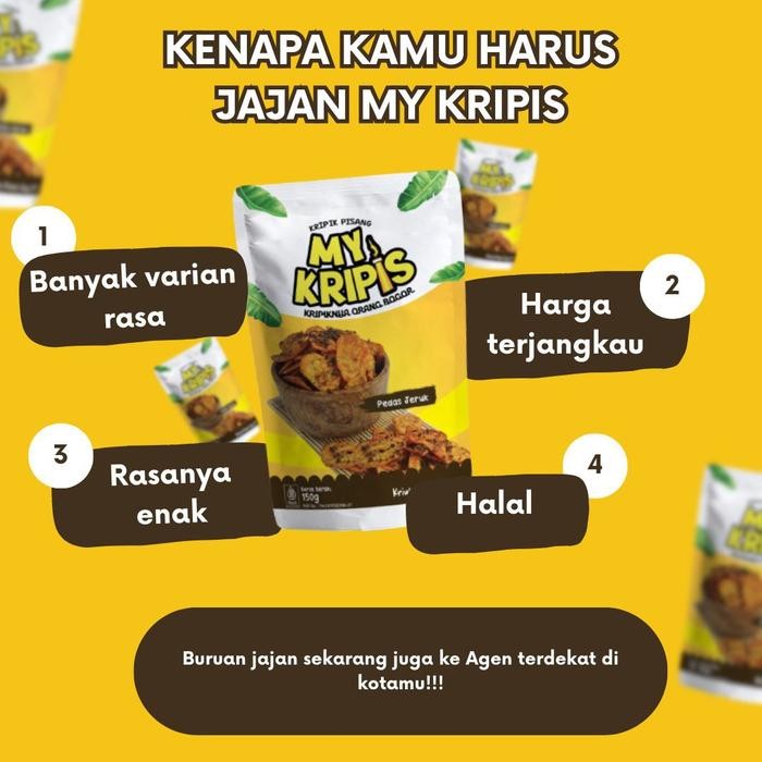 

Sedia My Kripis Kripik Pisang, Makaroni Ce Jajanan Oleh-oleh