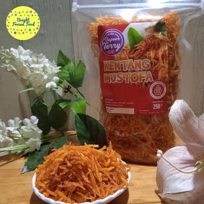 

Sedia Ce Ca Kering Kentang Keripik Mustofa Pedas Manis