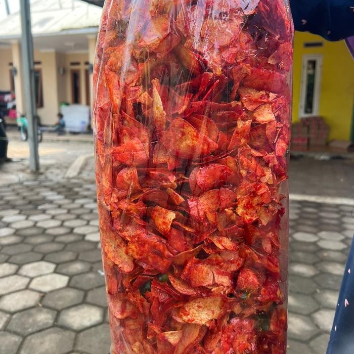 

Sedia Keripik singkong balado pedas manis gram