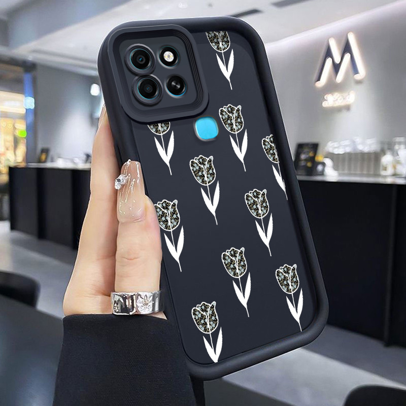 Casing Hp Infinix Smart 6 Infinix Smart 6 Plus Case Kasing Bunga fashion kartun Perlindungan Kesing 