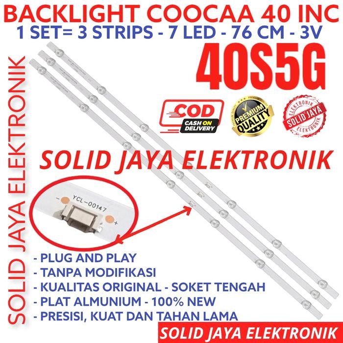 Terlaris BACKLIGHT TV LED COOCAA 40 INC 50S5G 40S5 G LAMPU BL 7K 3V COCA KOKA SALE