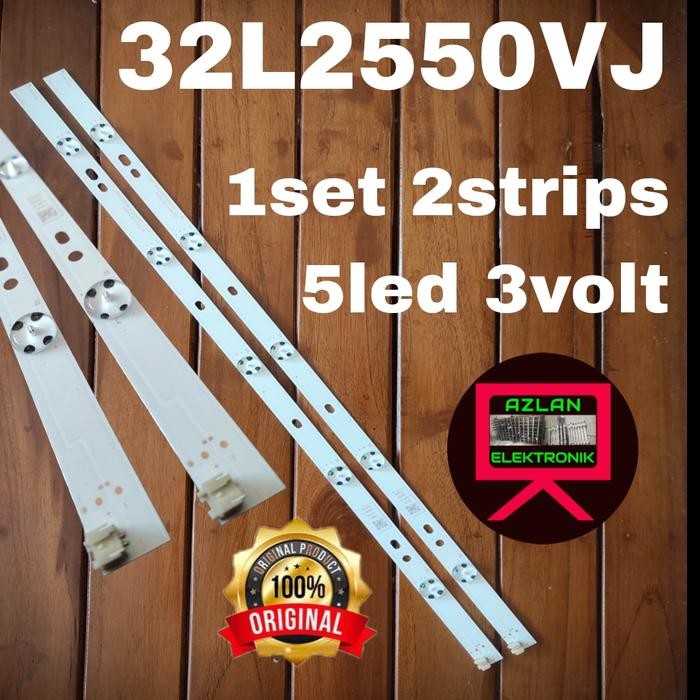 Terlaris BACKLIGHT LED TV TOSHIBA 32INCH, 32L2550VJ 5led 3volt SALE