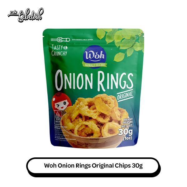 

Sedia Woh Onion Rings Chips 30g - Keripik Bawang Bombai Kering Healthy