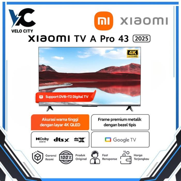Terlaris Xiaomi TV A2 FHD 43" TV Xiaomi 43 Inch A2 FHD Smart TV Android 11 SALE