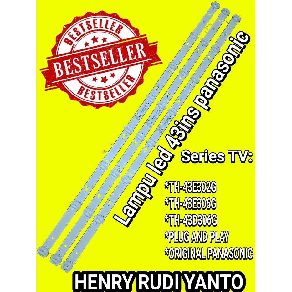 Terlaris BACKLIGHT TV PANASONIC TH-43E306G TH-43E302G BACKLIGHT PANASONIC TH-43 SALE