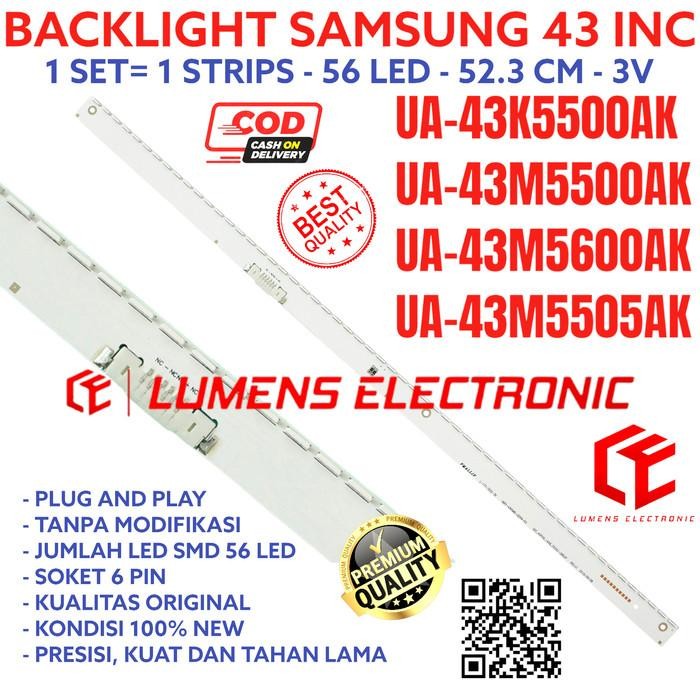 Terlaris BACKLIGHT TV LED SAMSUNG 43 INC UA43K5500 UA43M5500 AK 43K LAMPU BL IN SALE