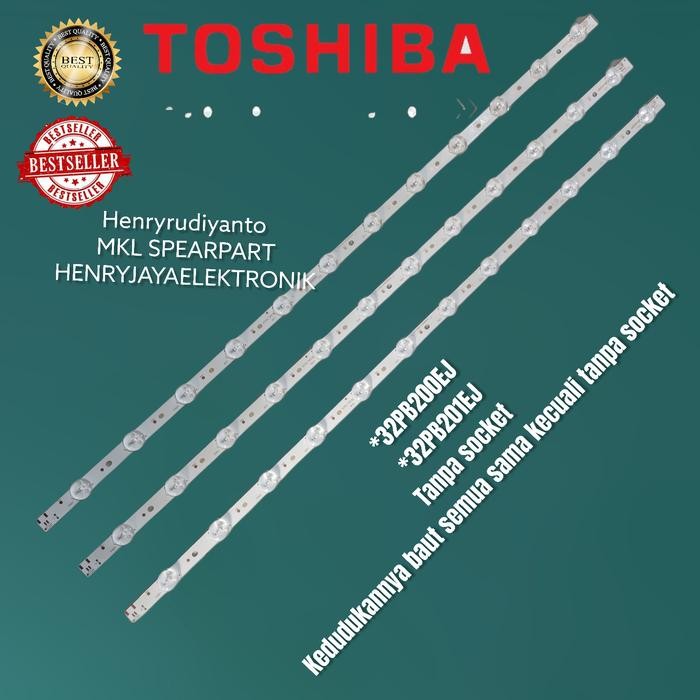Terlaris BACKLIGHT LED TV TOSHIBA 32 INC 32PB200 32PB201 32PB200EJ 32PB201EJ 12 SALE