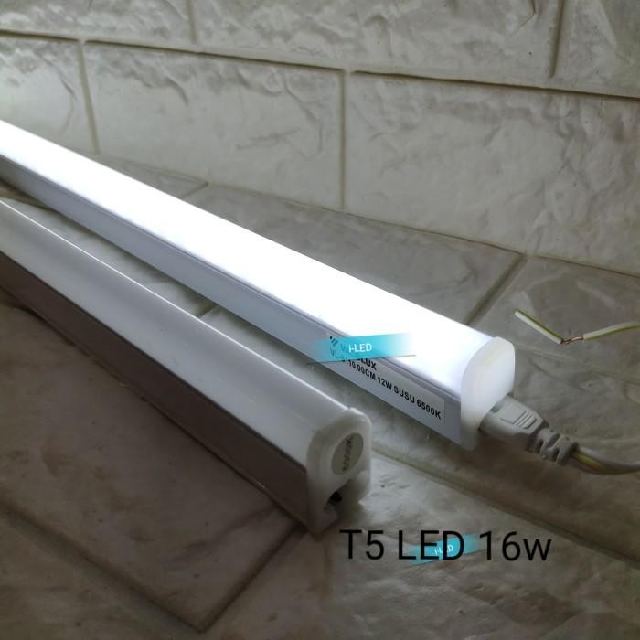 (Allthebest) Lampu T5 LED 16w Putih 6500K 16watt 120cm No Philips Trunklinea TL 28w