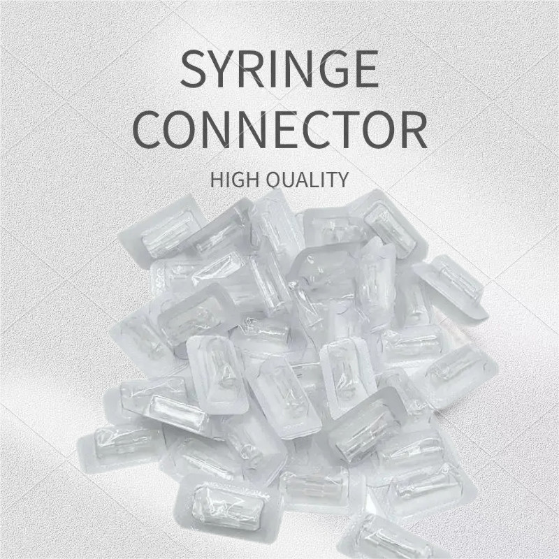 LIMITED Medical sterile plastic connector, Ruhr syringe connector, transparent, suitable for leak pr