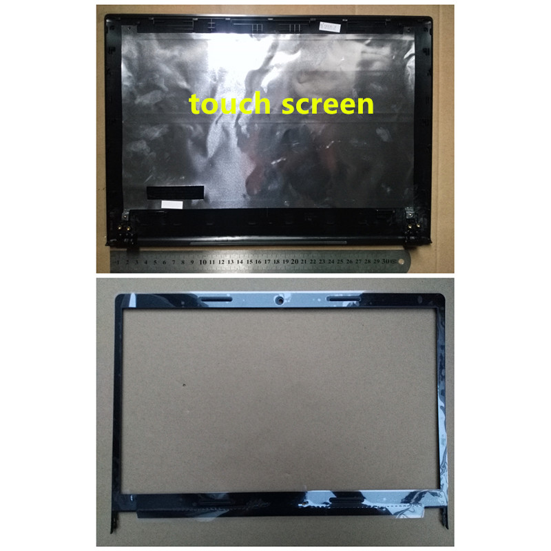 New laptop Top case lcd back cover & lcd front bezel cover for Lenovo S410 S410P Part Number 41.4L10