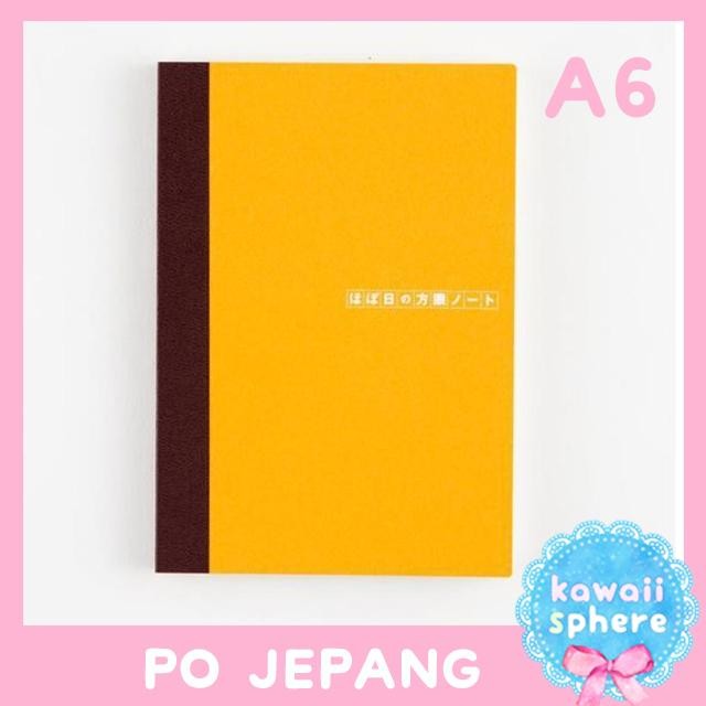 

Hobonichi Plain Notebook Original A6 Grid PO Jepang