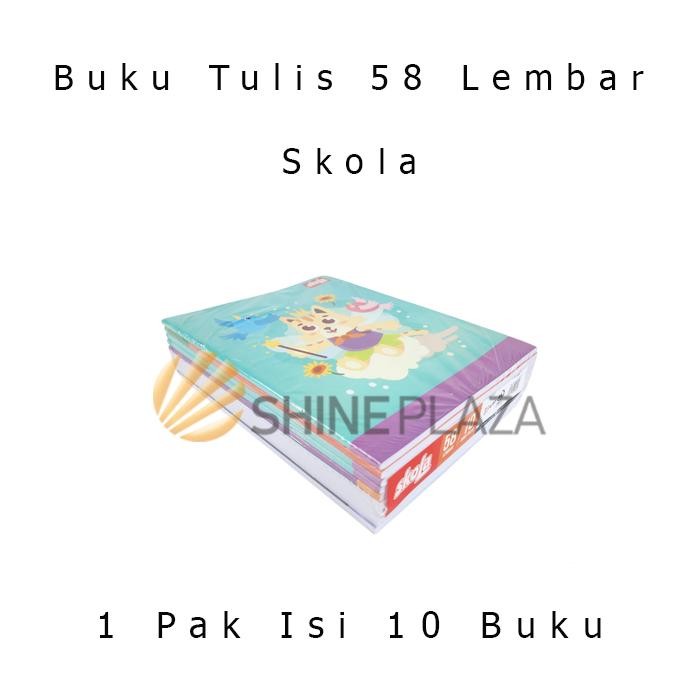 

[PACK] Buku Tulis Skola 58 Lembar 1 Pak Isi 10 Buku By SIDU Sinar Dunia