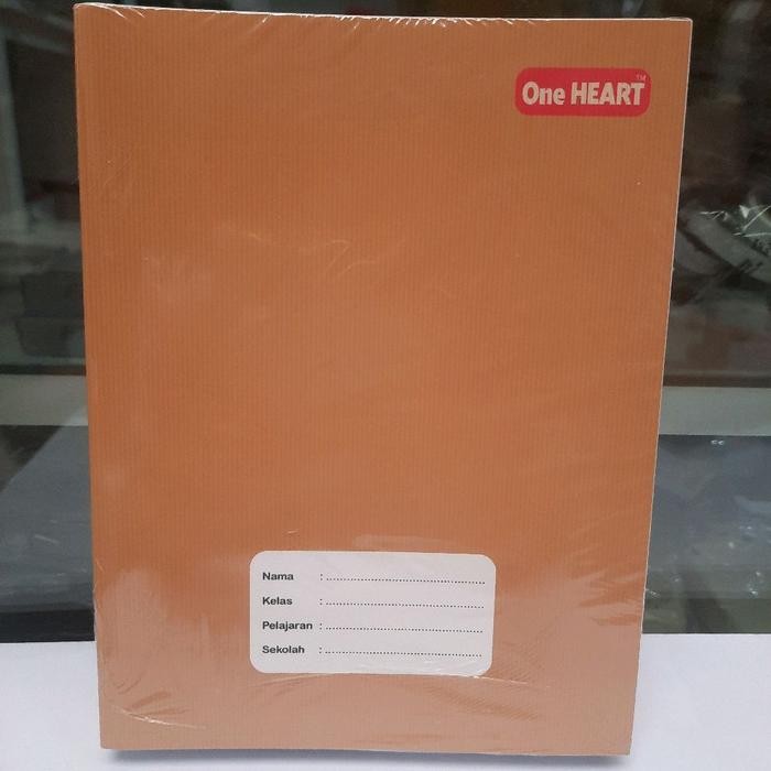 

Buku tulis ONE HEART 38 lembar cover sampul buku 1 pak isi 10 buku