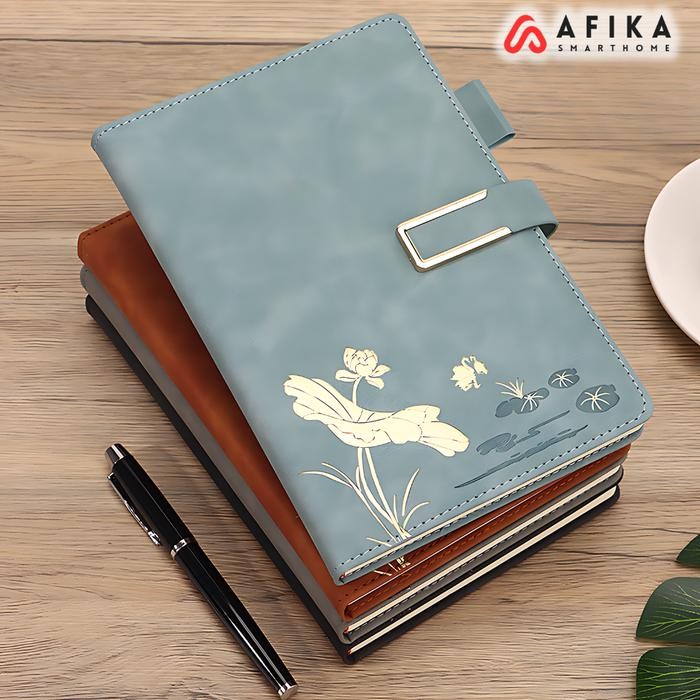 

Buku Jurnal Leather Notebook Diary A5 80GSM 200 Halaman Material Kertas Dolin