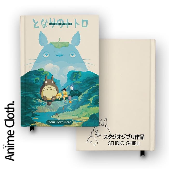 

Notebook Buku Catatan Stuido Ghibli 3 Totoro Anime Hardcover Agenda Diary Journaling Book Sketchbook