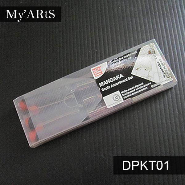 

Kuretake ZIG Drawing Pen Mangaka Sephia Set Spidol Finemarker Alat Lukis Manga