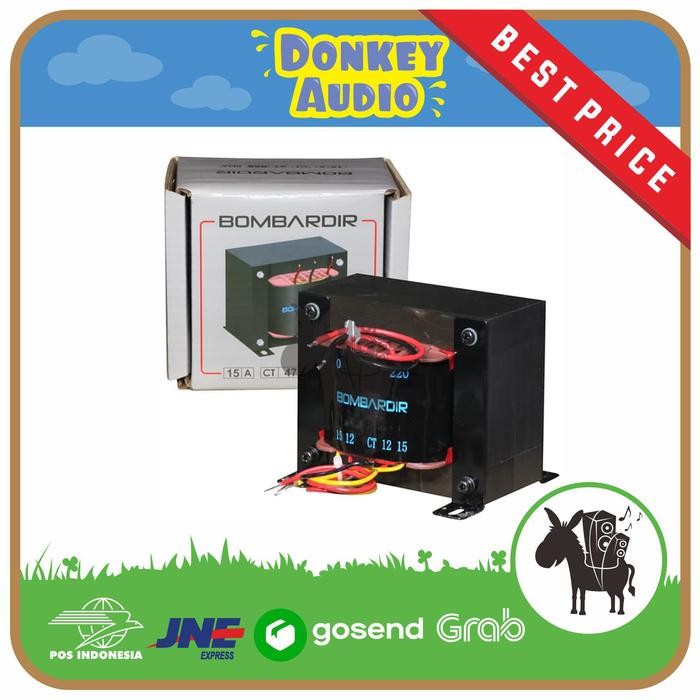 TRAFO EI 15A CT 47V TRAFO KOTAK 15A CT 47V BOMBARDIR POWER SUPPLY