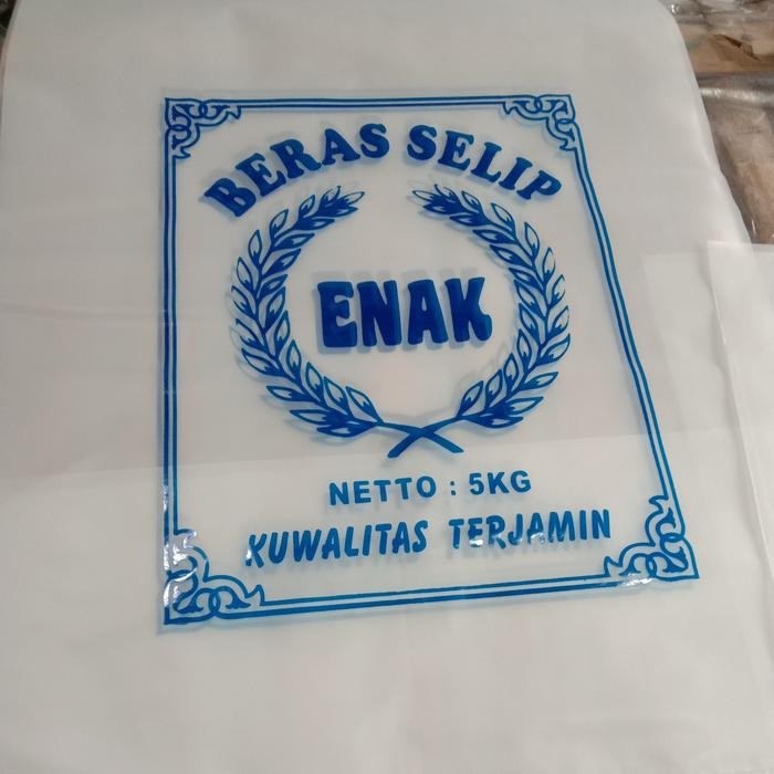 NEW plastik beras 5kg tebal 5 mic / plastik hd [terbaik][terlaris]