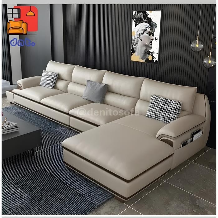 Sofa Nimalis Leter L - Sofa Ruang Tamu - Sofa L - Kursi Malas