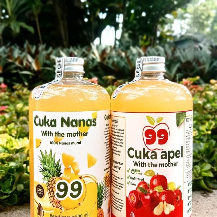 

TERLARIS PROMO CUKA APEL &CUKA NANAS 99(500ml cuka nanas+500ml cuka apel) -1ML-KONTROL GULA DARAH