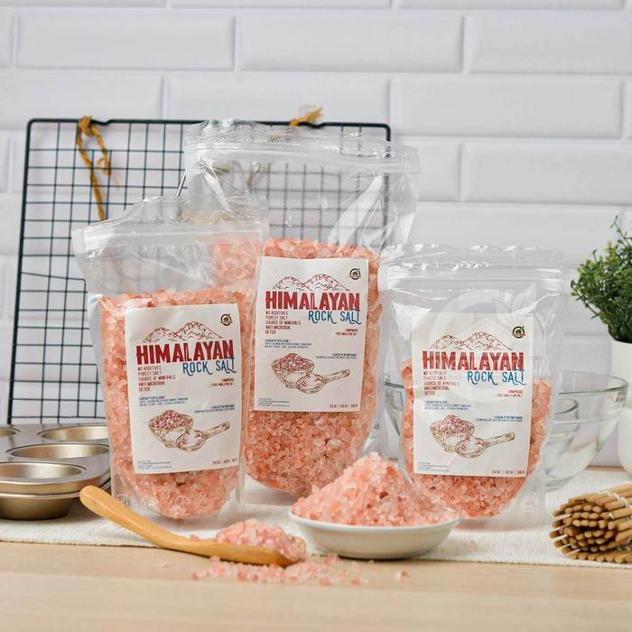 

ORIGINAL Himalayan Rock Salt 1kg Garam Batu Himalaya (Garam Pink) kasar READY STOCK