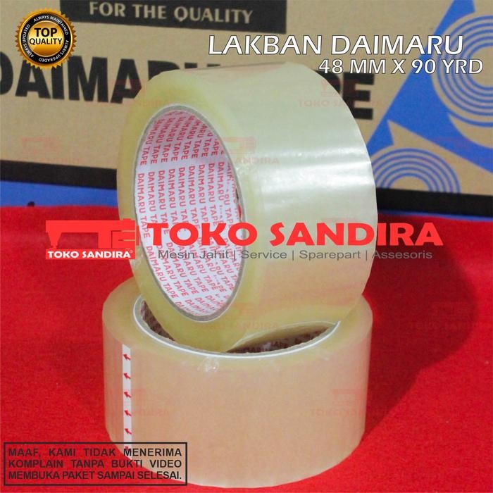

Ready Stock 6 Pcs Lakban Daimaru 2 Inch 48Mm X 90 Yard/Lakban Daimaru Murah Cod