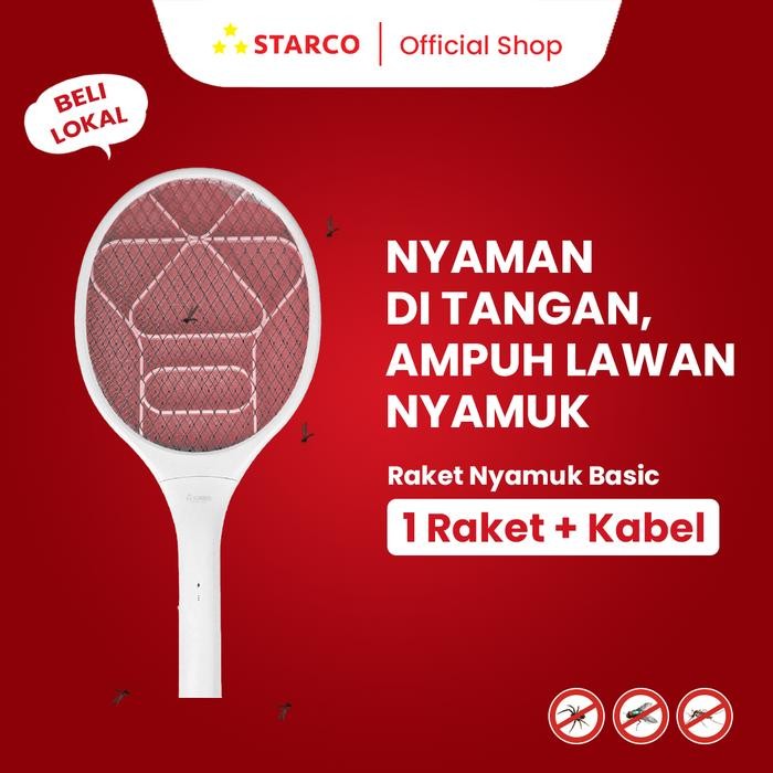(Allthebest) Starco Raket Nyamuk RN-888