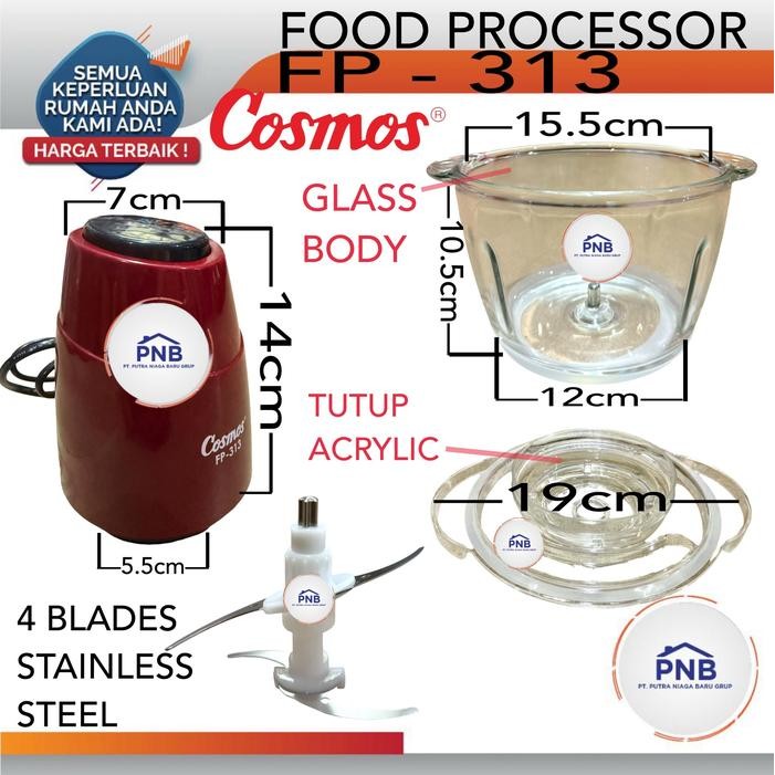 Cosmos Food Processor Fp 313 / Chopper Fp313