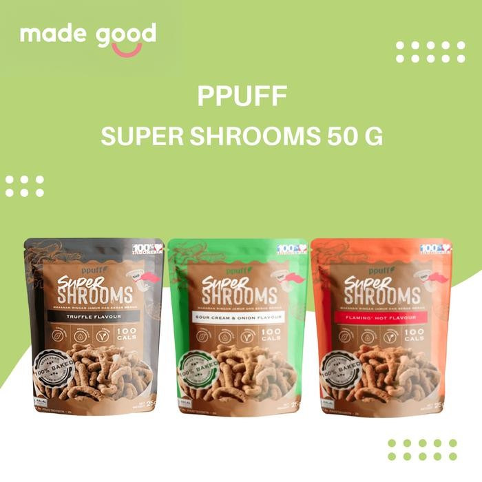 

Ppuff Super Shrooms Snack Jamur Sehat