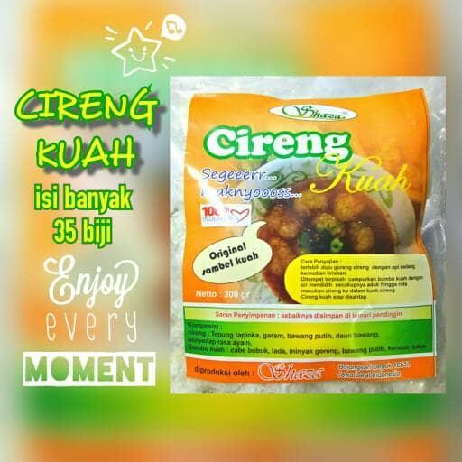 

New Cireng Kuah merk Shaza isi banyak 35 biji