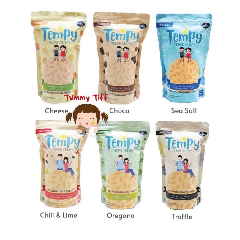 

New Tempy (Tempe Crispy) NO MSG / snack anak sehat / keripik tempe