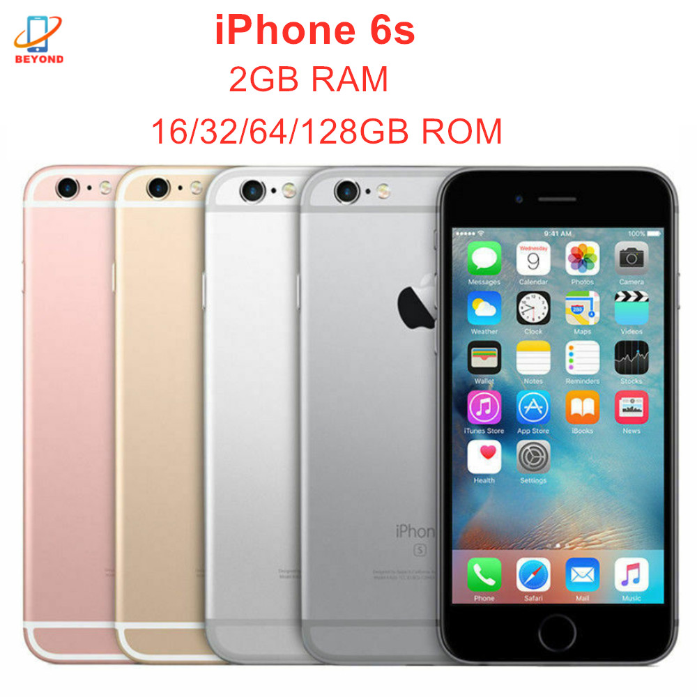 Apple iPhone 6s 16GB 32GB 64GB 128GB 2GB RAM 4.7" IPS LCD 4G LTE Dual Core IOS A9 12MP&5MP Original 