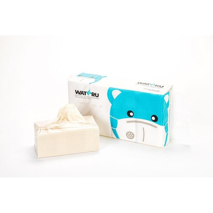 (Allthebest) Wateru Premium Bamboo Tissue - Facial Tissue (900s)