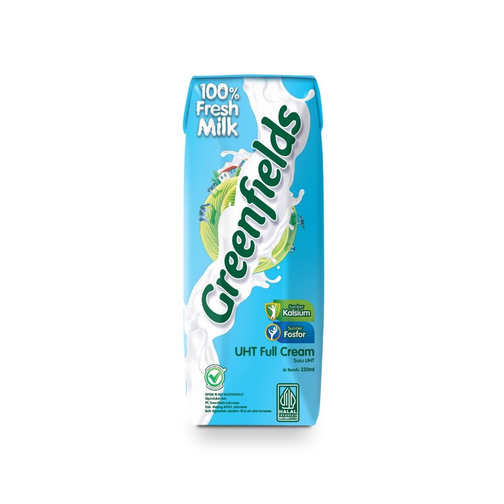 

Greenfields Susu UHT Full Cream 250 ml