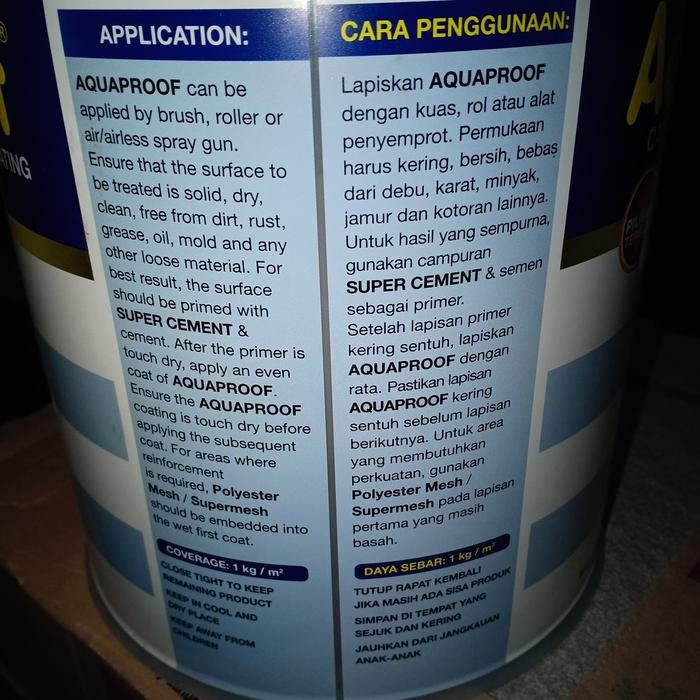Aquaproof Abu-Abu 5kg Galon