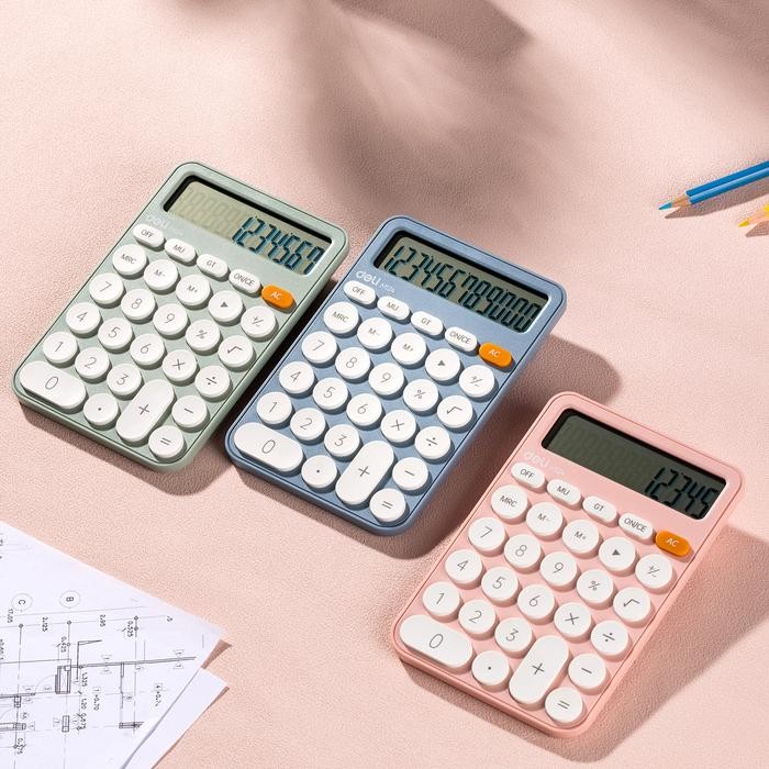 

Deli Calculator / Kalkulator Portable Pastel Garansi 5 Tahun EM124