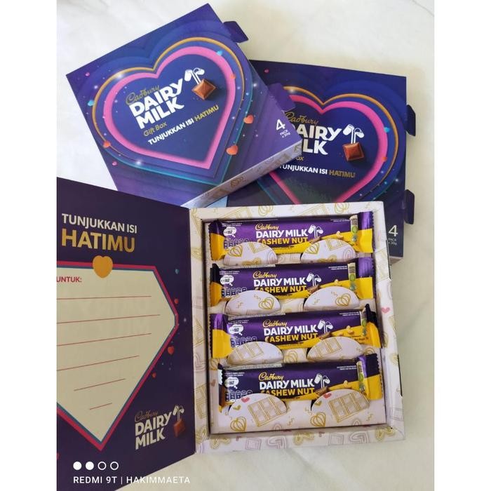 

VALENTINE!!!! CADBURY EDISI VALENTINE gift box isi 4