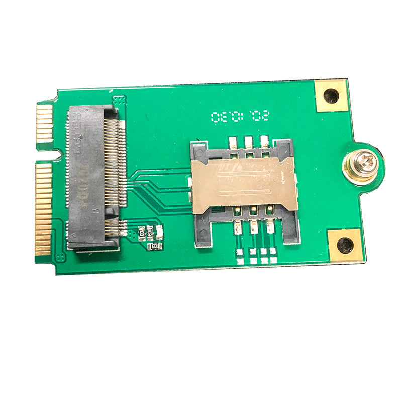 NGFF to Mini Pcie Adapter with screws SIM card slot M.2 to PCIE transfer card for EM7565 ME906S-158