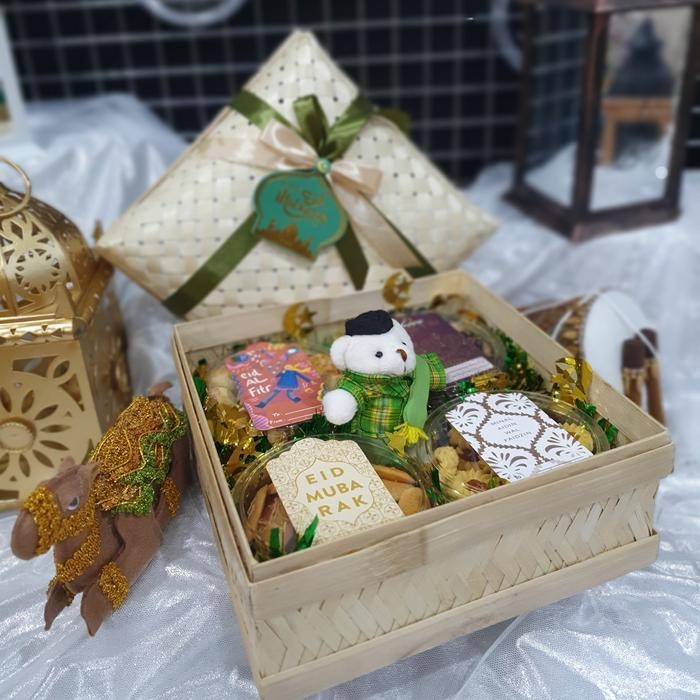 

Paket box hampers lebaran kue kering toples murah 53