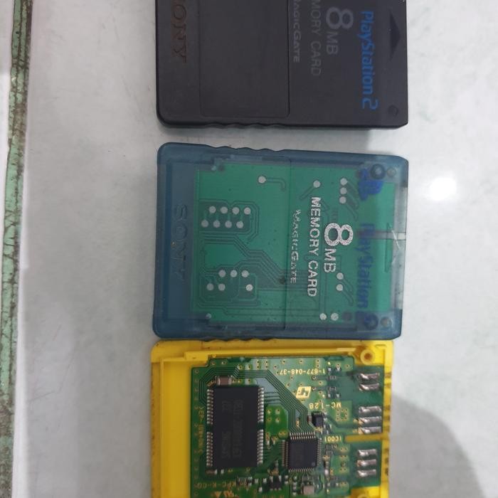 (Expert) MEMORY CARD ORIGINAL PS2 IC KAKI JAPAN