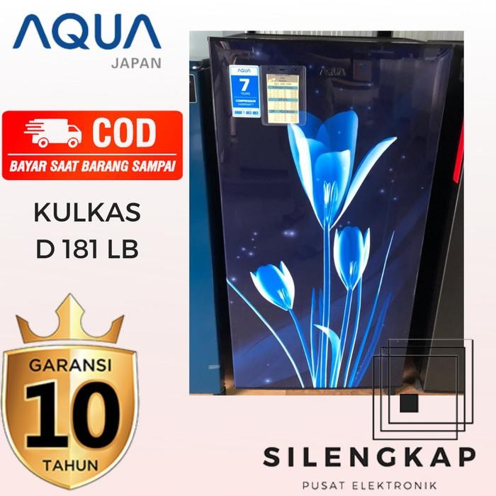 [Expret] KULKAS 1 PINTU AQUA AQR-D 181 LB/LK MOTIF GARANSI RESMI