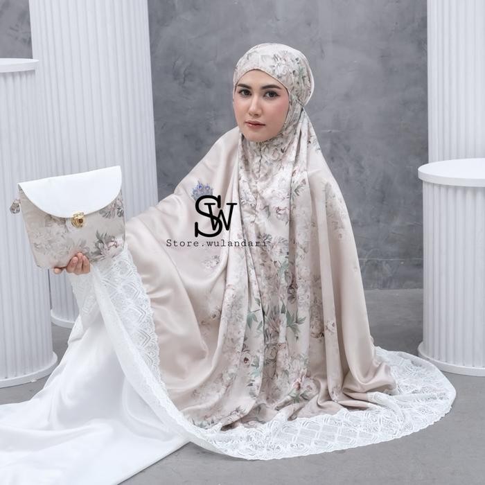 .wulandari-mukena silk premium ATAYA mukena 2in1 mukena mewah mukena murah mukena jumbo mukena renda