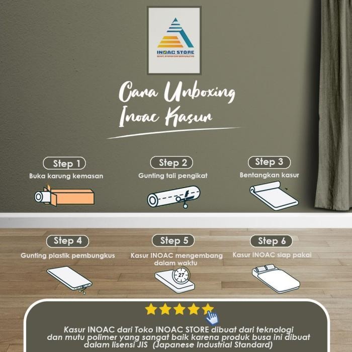 Kasur Inoac Eon Lg D23 No 2 Tebal 30 Cm 200X160X30 Cm Garansi 15 Tahun