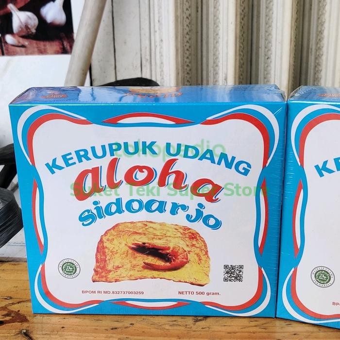 

Aloha Kerupuk Udang Sidoarjo 500gr Super Extra Biru