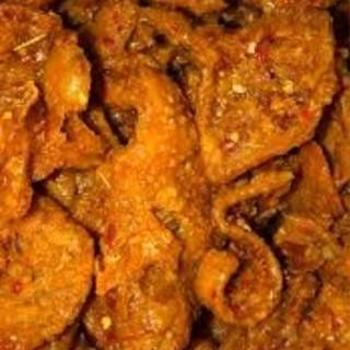 

Kulit Ayam Crispy Pedas Daun Jeruk 1000gram